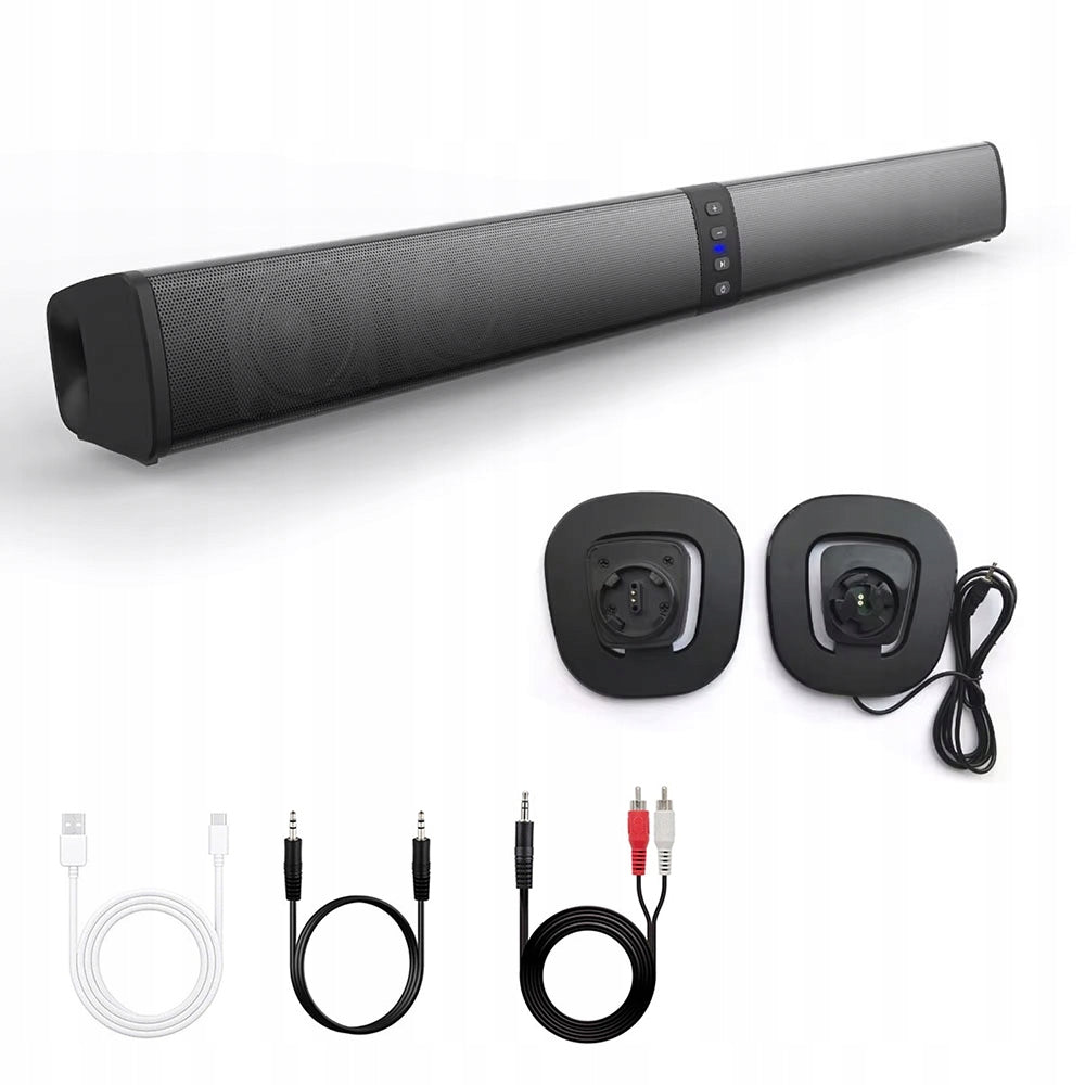 POWERFUL BLUETOOTH SOUNDBAR USB SPEAKER SET, TV Detachable Cinema Model ykujjna441