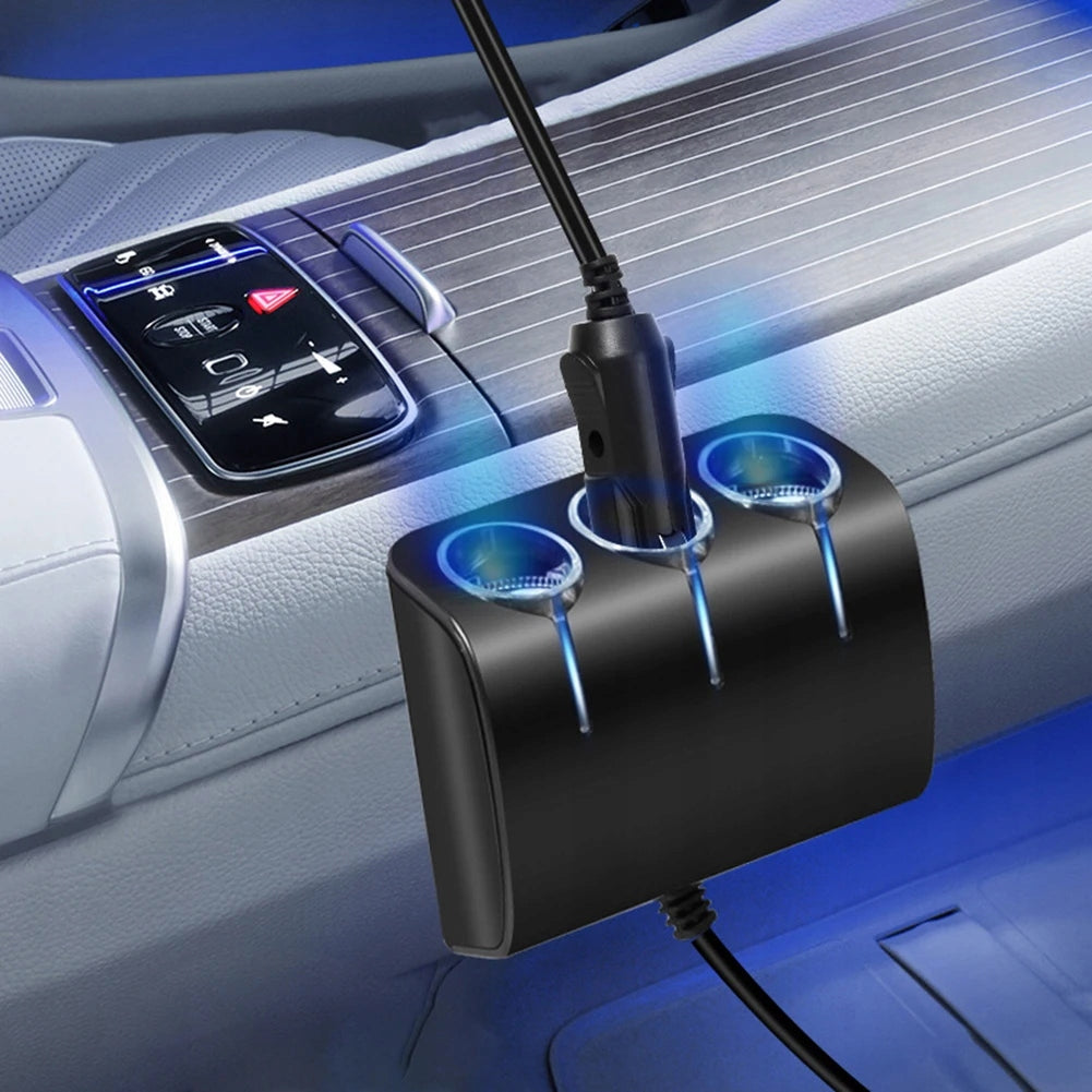 POWERFUL CAR CIGARETTE LIGHTER SOCKET SPLITTER 12V 24V 3 SOCKETS 1x USB Manufacturer Blow
