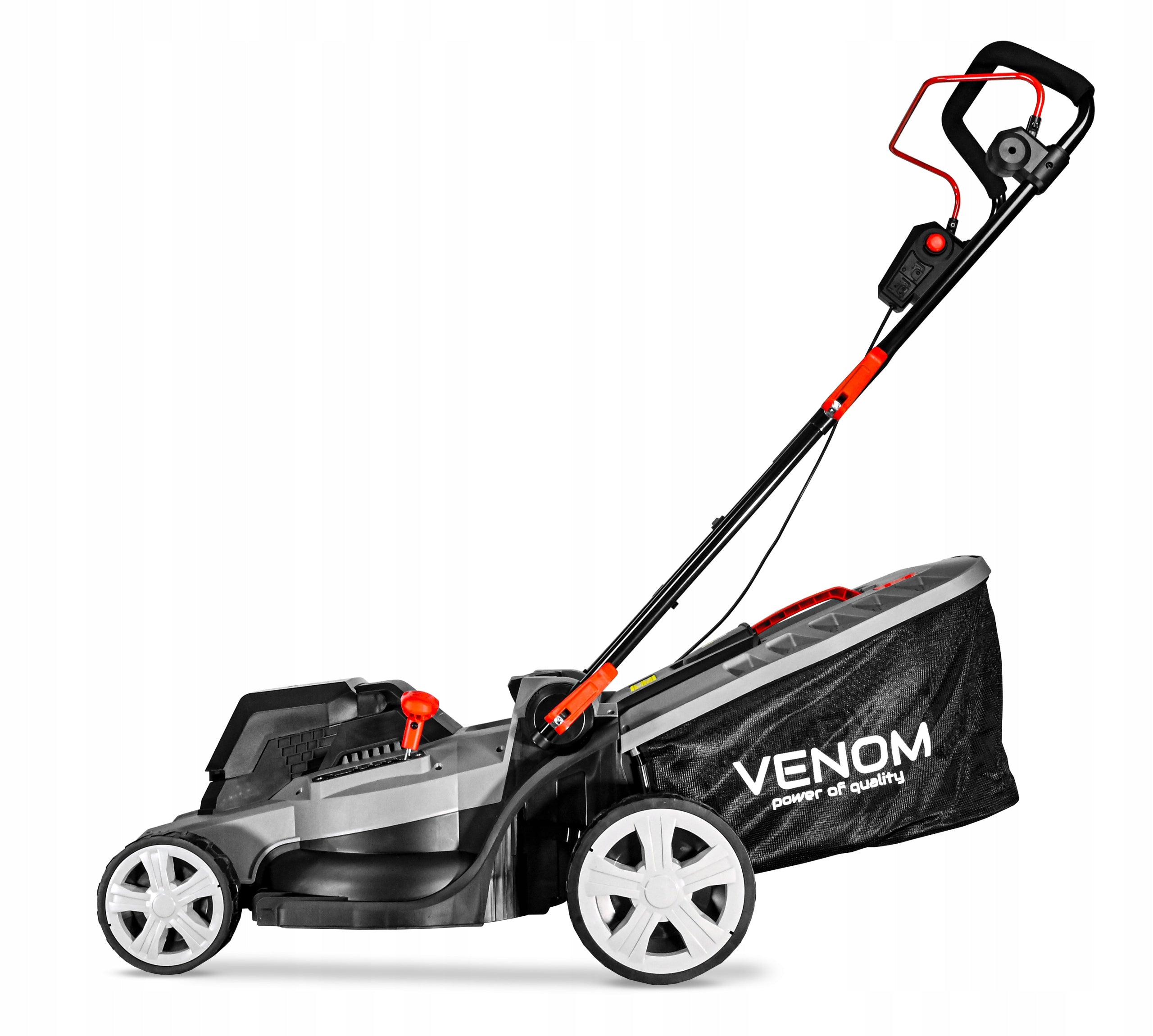 POWERFUL CORDLESS MOWER 44CM CHARGER SET 2x AKU INDUCTION MOTOR Packaging status original
