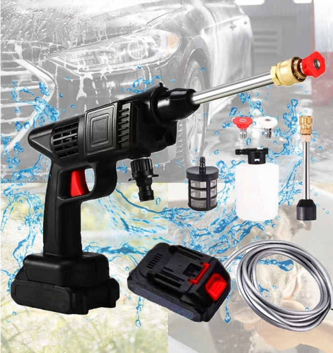 POWERFUL CORDLESS PRESSURE WASHER DURABLE 1500W WITH 2AKU Brand Bedee