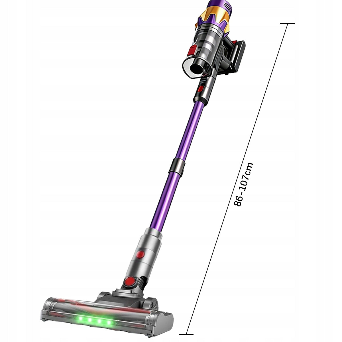 POWERFUL CORDLESS VERTICAL HOUSE LED VACUUM CLEANER 550W 45KPA Manufacturer no brand