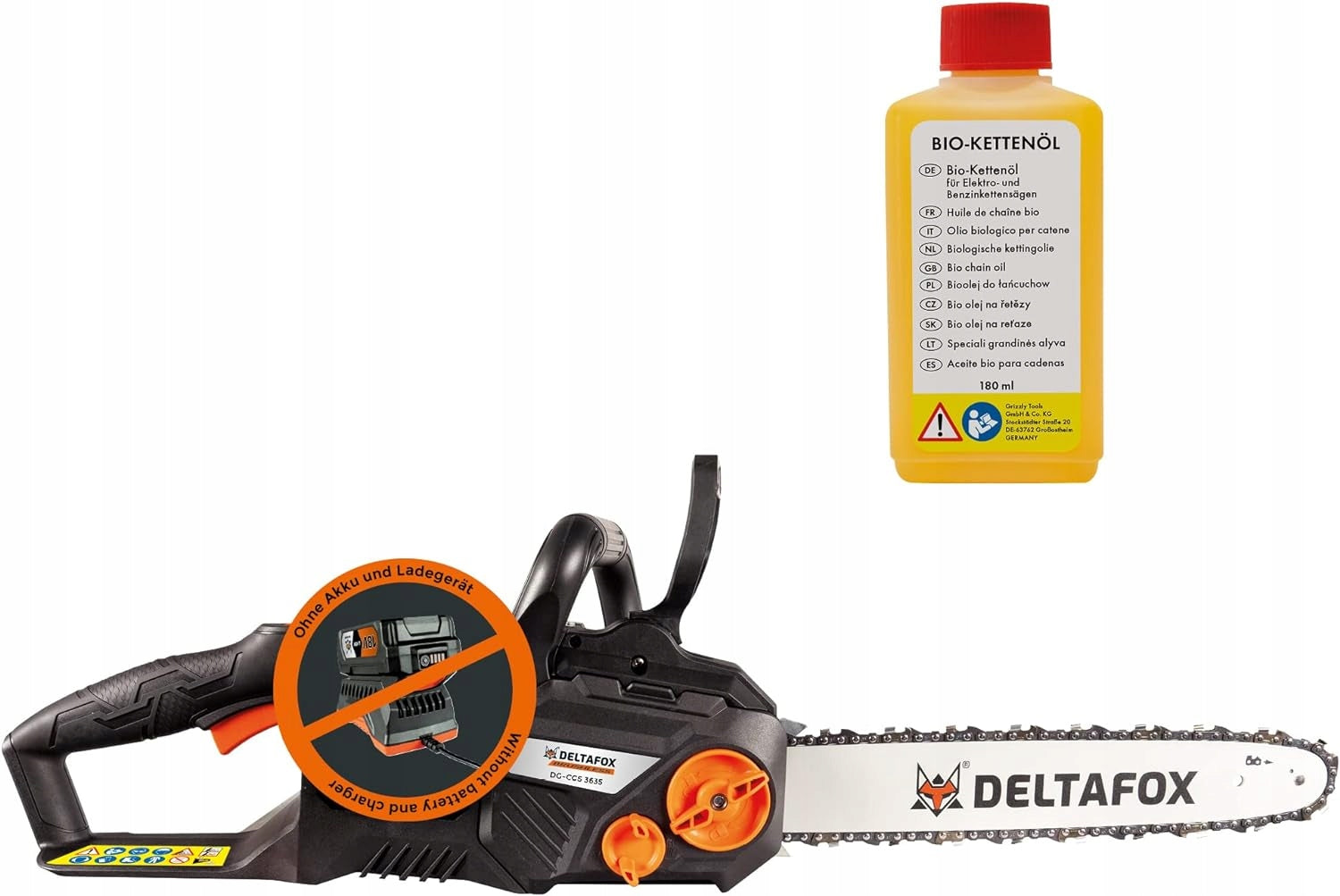 POWERFUL Cordless Saw Deltafox / GRIZZLY 40cm 18V / 36V or 20V / 40V