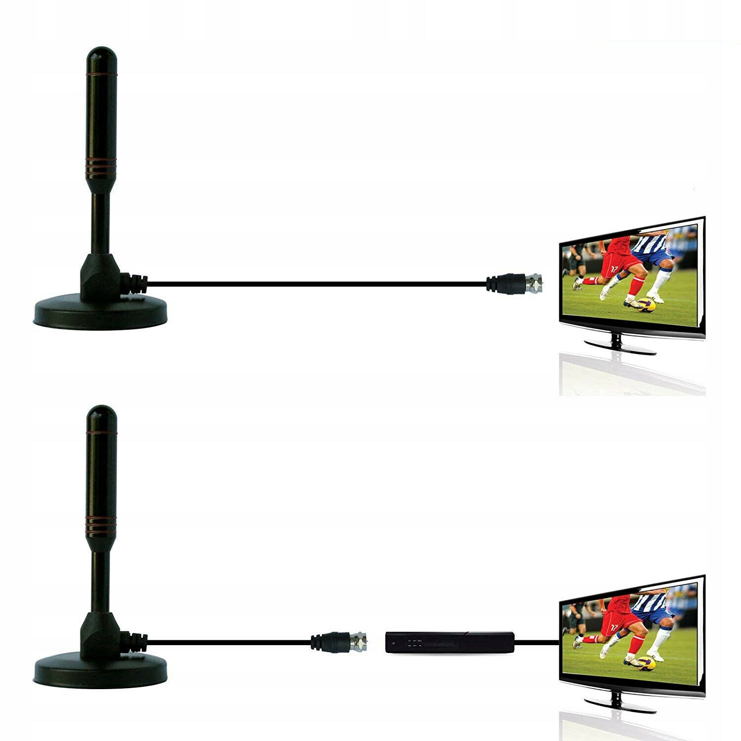 POWERFUL DVB-T2 TERRESTRIAL ANTENNA ROOM HD TV 4K LTE MAGNET AMPLIFIER New Manufacturer code RRR951
