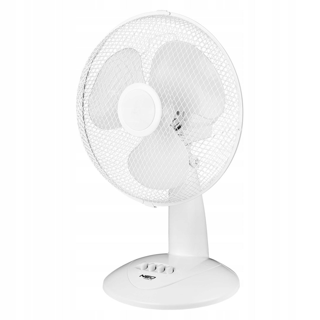 POWERFUL Desk Fan White 40cm Diameter 45W Table Fan