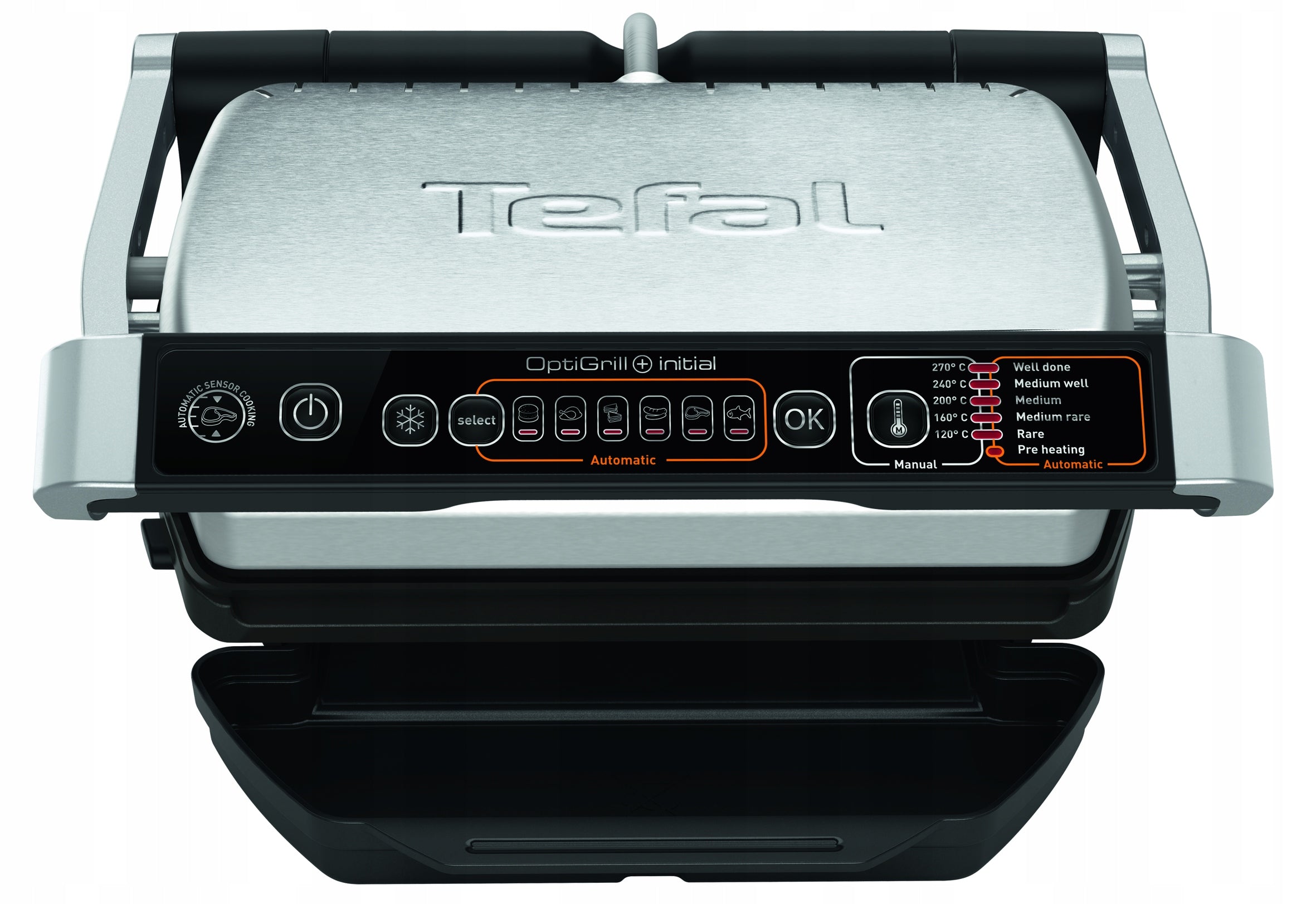 POWERFUL ELECTRIC GRILL TEFAL OPTIGRILL PREMIUM 2000W LARGE MULTIFUNCTIONAL Packaging status original