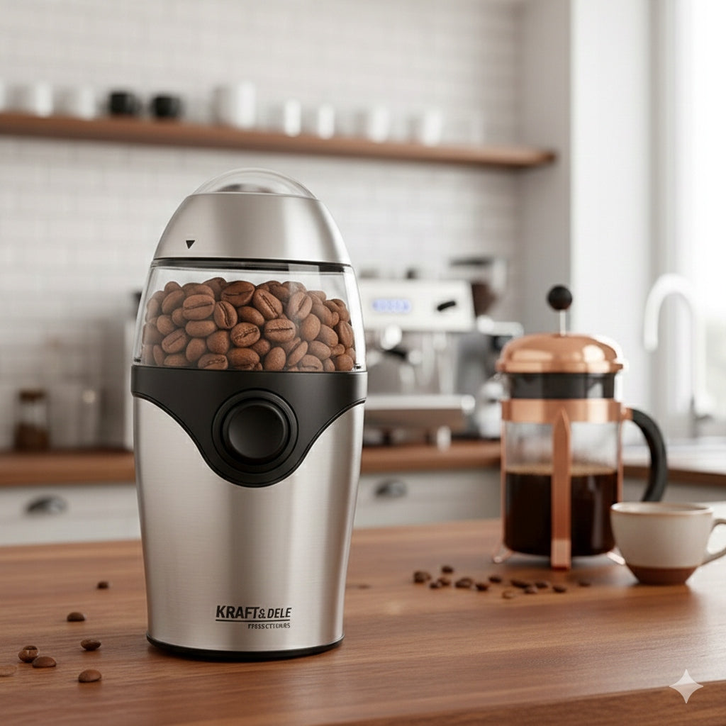 POWERFUL ELECTRIC GRINDER FOR GRINDING COFFEE SUGAR NUTS GRAIN GRINDER 300W For coffee grinding spice grinding cereal grinding other