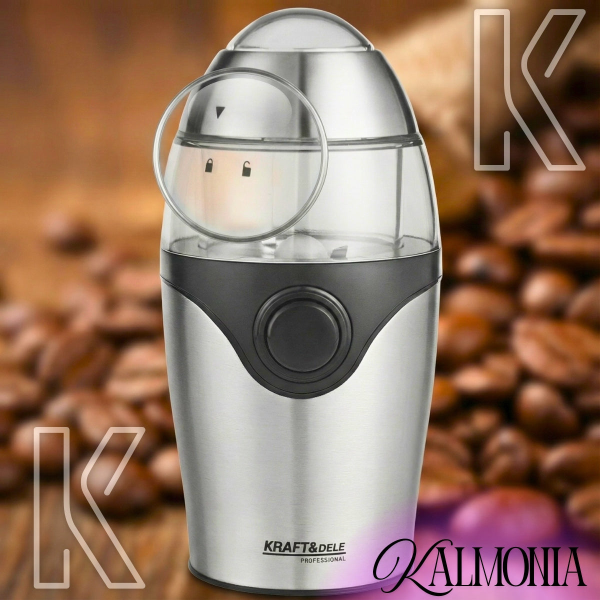 POWERFUL ELECTRIC GRINDER FOR GRINDING COFFEE SUGAR NUTS GRAIN GRINDER 300W Model MŁYNEK DO PRZYPRAW ELEKTRYCZNY GRINDER