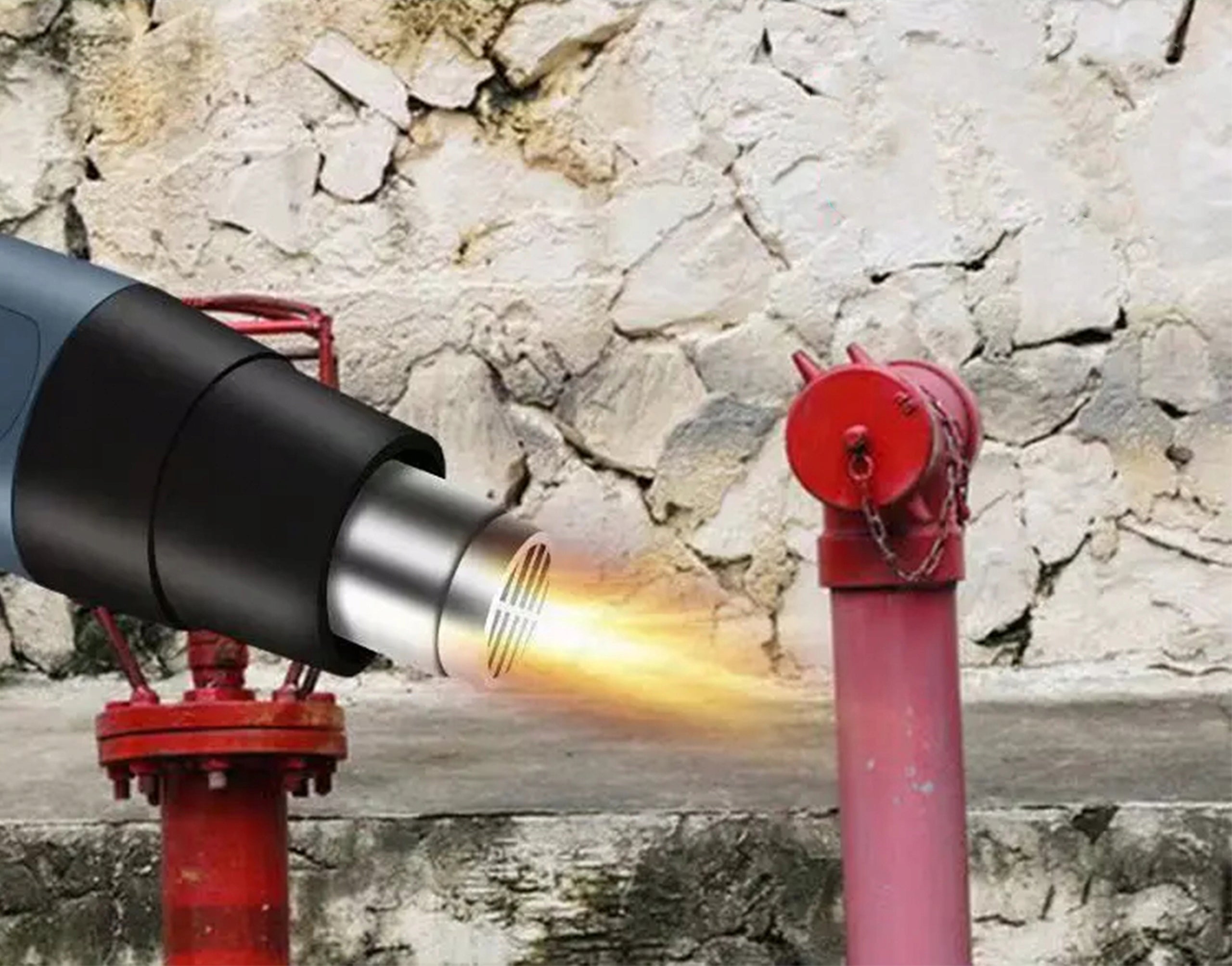 POWERFUL ELECTRIC HEAT GUN 2 GEARS 100-650°C 2500W ADJUSTABLE 230V + 4 NOZZLES Manufacturer code OPALARKA ELEKTRYCZNA 2500W MOCNA ZESTAW