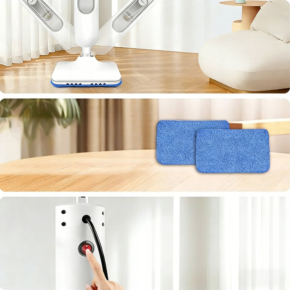 POWERFUL ELECTRIC STEAM MOP VACUUM CLEANER PREMIUM 1500W 380ML WITH ACCESSORIES Brand no brand