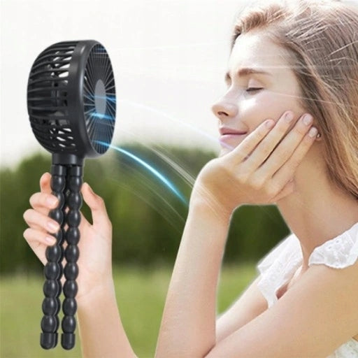 POWERFUL FAN DESK FAN STANDING WIRELESS BLACK USB MINI Packaging status original
