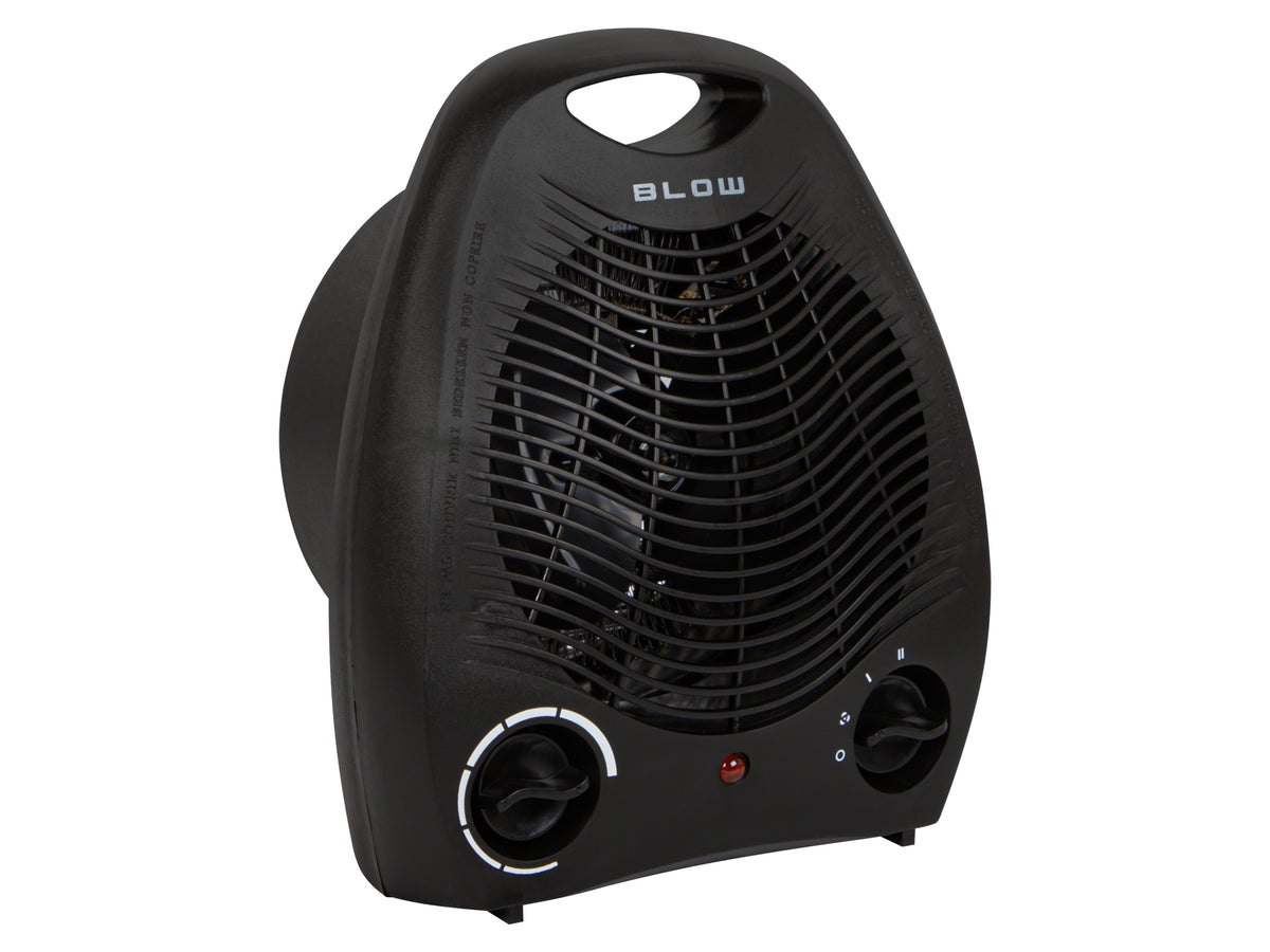 POWERFUL FAN ELECTRIC APRON RADIATOR THERMOSTAT BLACK 2000W Packaging status original