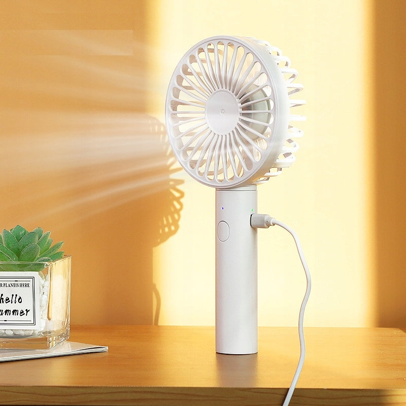 POWERFUL FAN HAND FAN FOLDABLE QUIET DESK WIRELESS USB-C Packaging status original