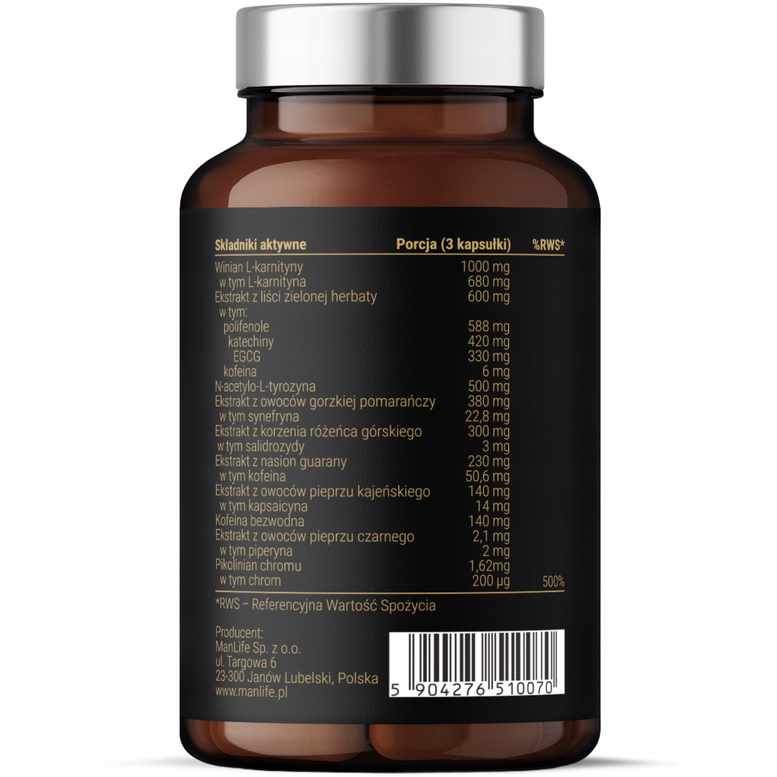 POWERFUL FAT BURNER Appetite blocker REDUCTION Weight loss L-carnitine EGCG Expiration date at least six months from the date of purchase