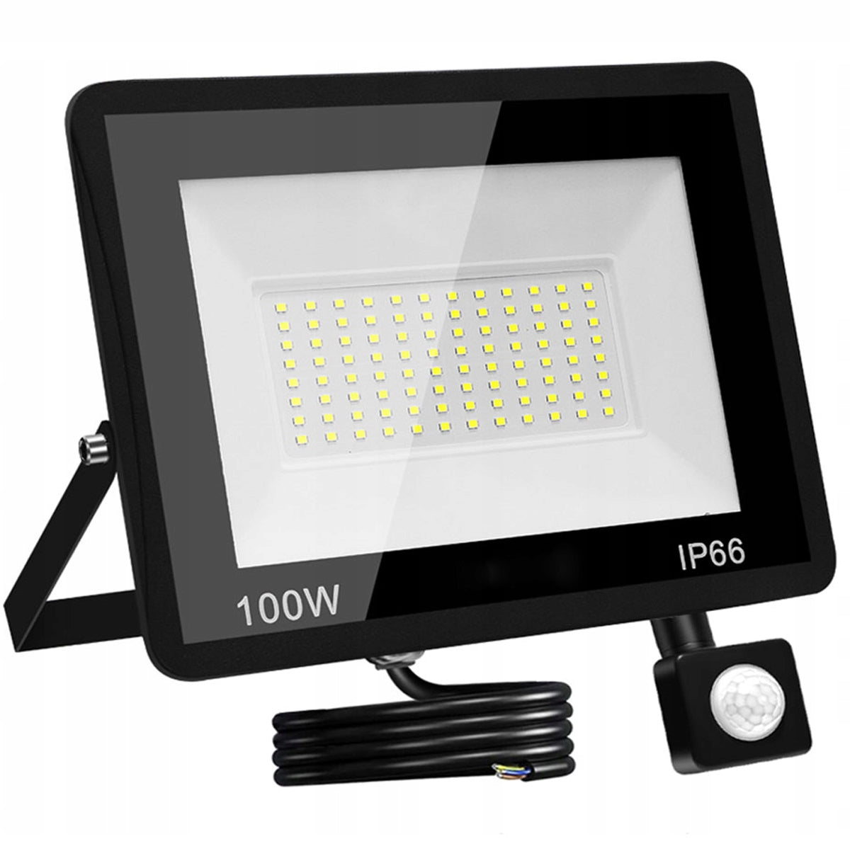POWERFUL HALOGEN LED 100W FLOODLIGHT WITH DUSK MOTION SENSOR 9000lm SLIM Manufacturer code 5892