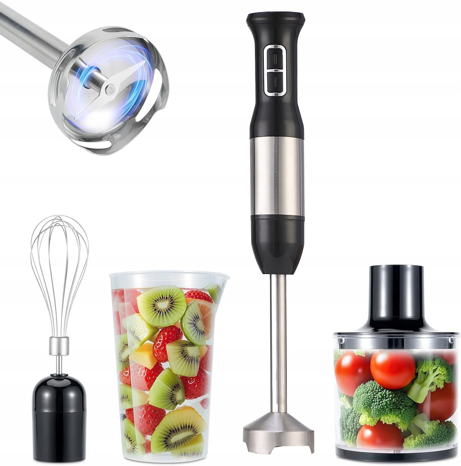 POWERFUL HAND BLENDER MULTIFUNCTION MIXER 400W CRUSHES ICE FOR GIFT