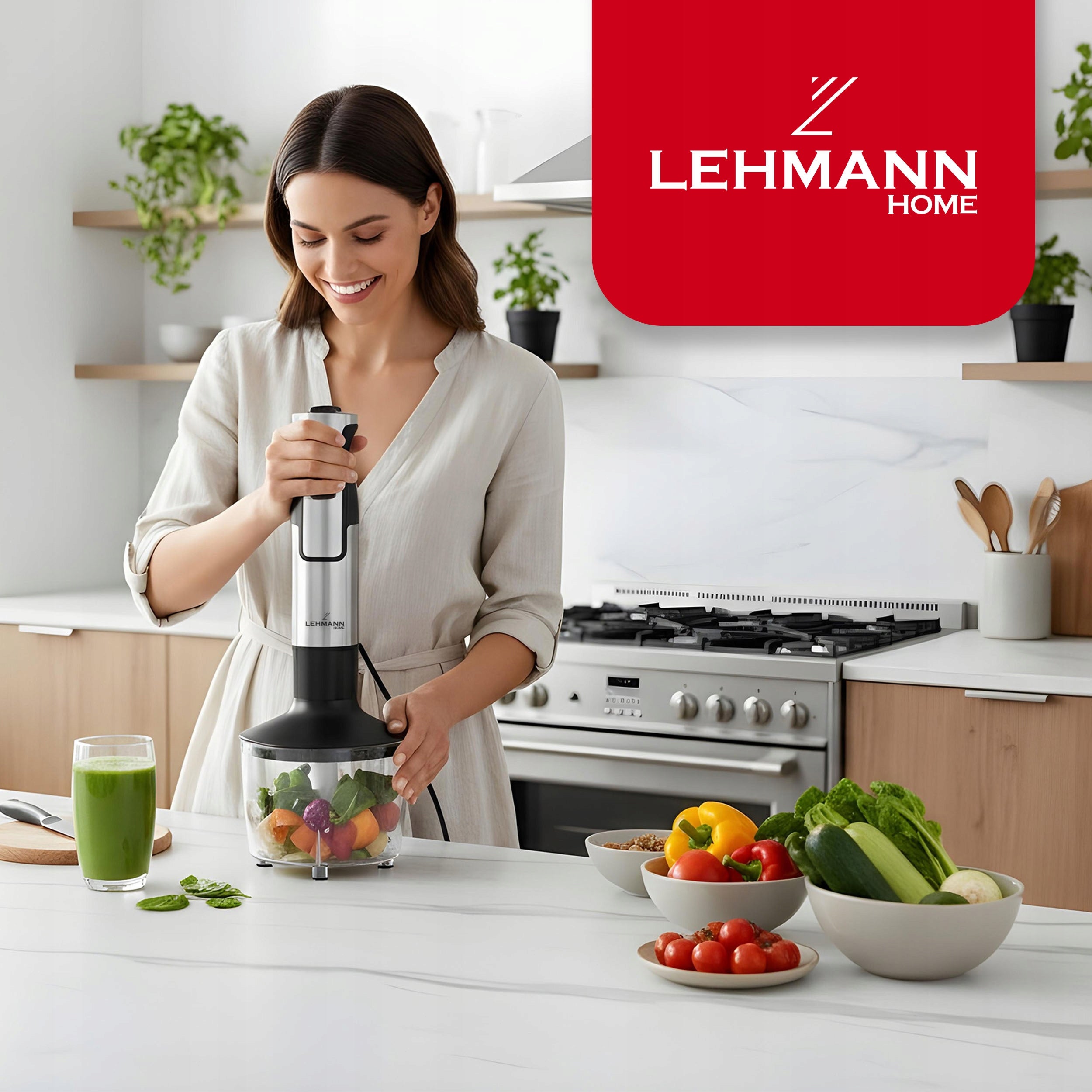 POWERFUL HAND BLENDER MULTIFUNCTIONAL MIXER THE MOST POWERFUL MOTOR BLADE XXL Packaging status original