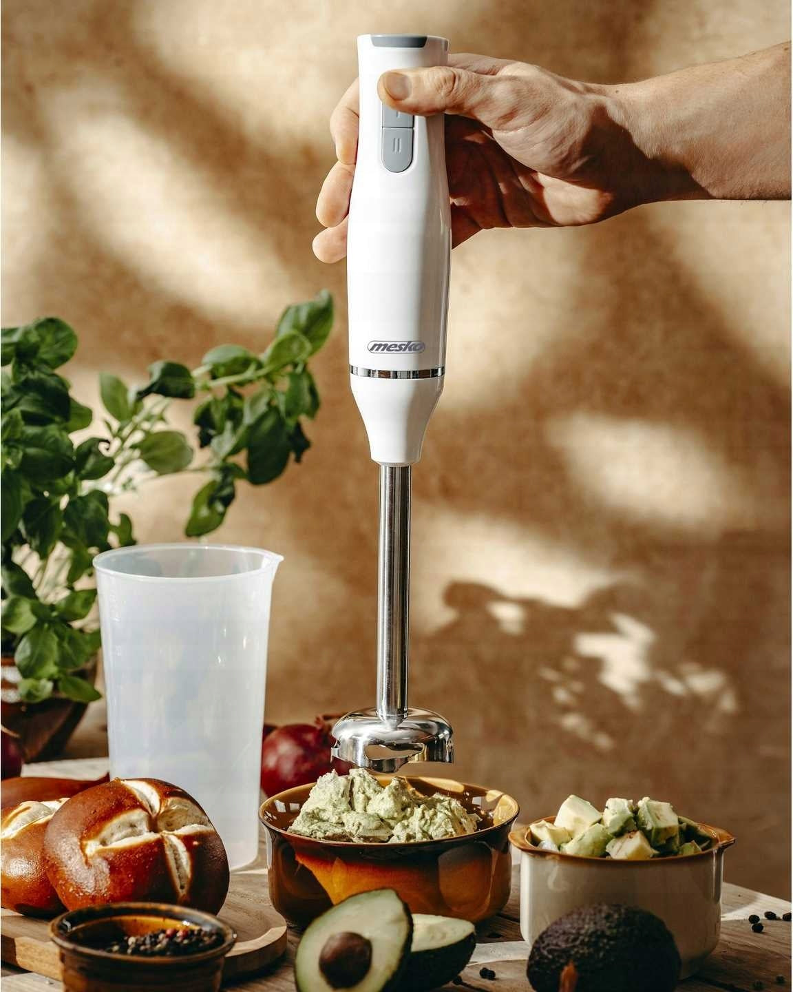 POWERFUL HAND BLENDER MULTIFUNCTIONAL STEEL BLADES WHISK SHREDDER Manufacturer code Blender ręczny wielofunkcyjny 4629