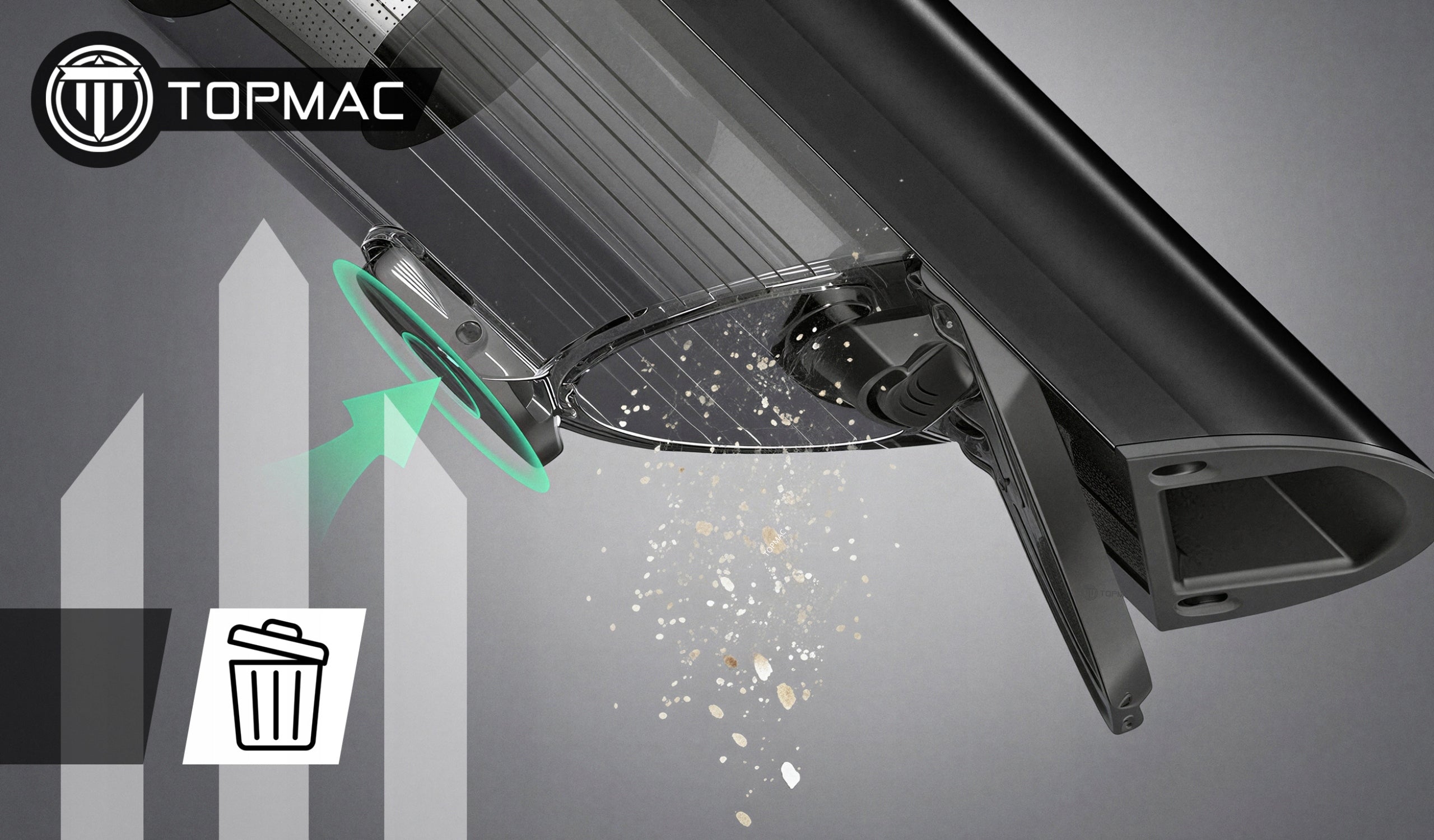 POWERFUL HANDHELD CORDLESS CAR CORDLESS VACUUM CLEANER 16000Pa 250W Brand TopMac