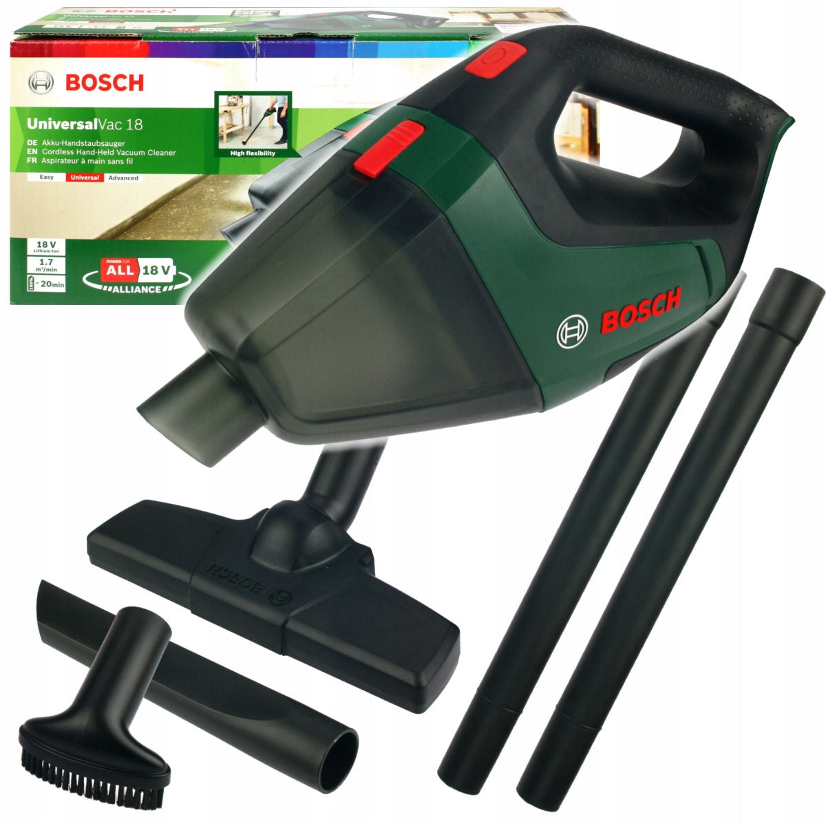 POWERFUL HANDHELD VACUUM CLEANER Bosch DIY CAR CORDLESS CAR BLOWER