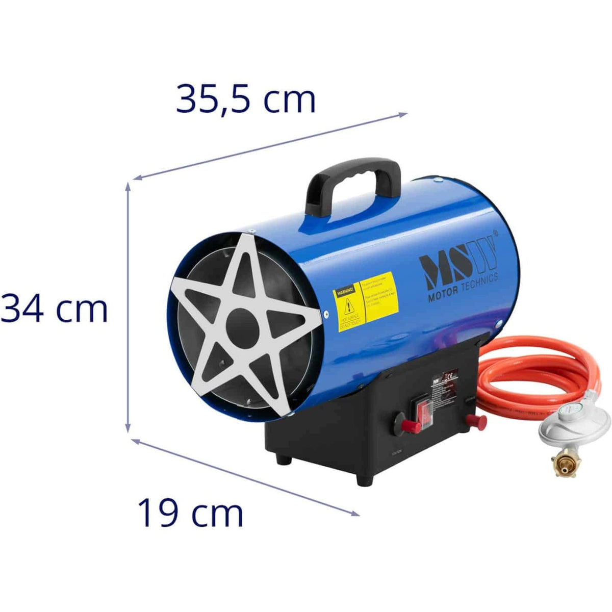 POWERFUL HEATER GAS BLOWER GAS HEATER 15KW TO 215m3/h Packaging status original