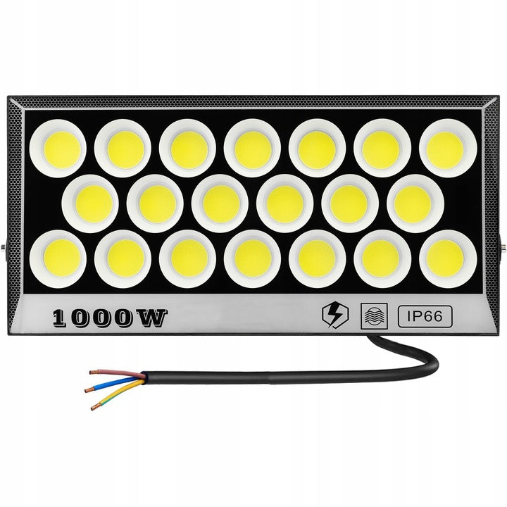 POWERFUL LAMP FOR GARDEN GARAGE FOR FACADES 1000W IP66 HALOGEN FLOODLIGHT
