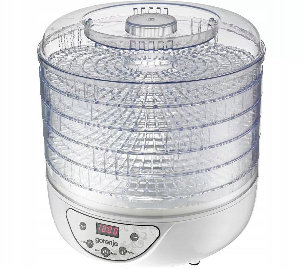 POWERFUL LARGE Mushroom Dryer Fruit Herbs Gorenje 240 W Timer 5 sieve LED Dominant color clear