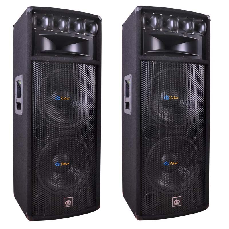 POWERFUL LARGE STAGE LOUDSPEAKERS 1600W 2 PCS WORTH SUPER BASS