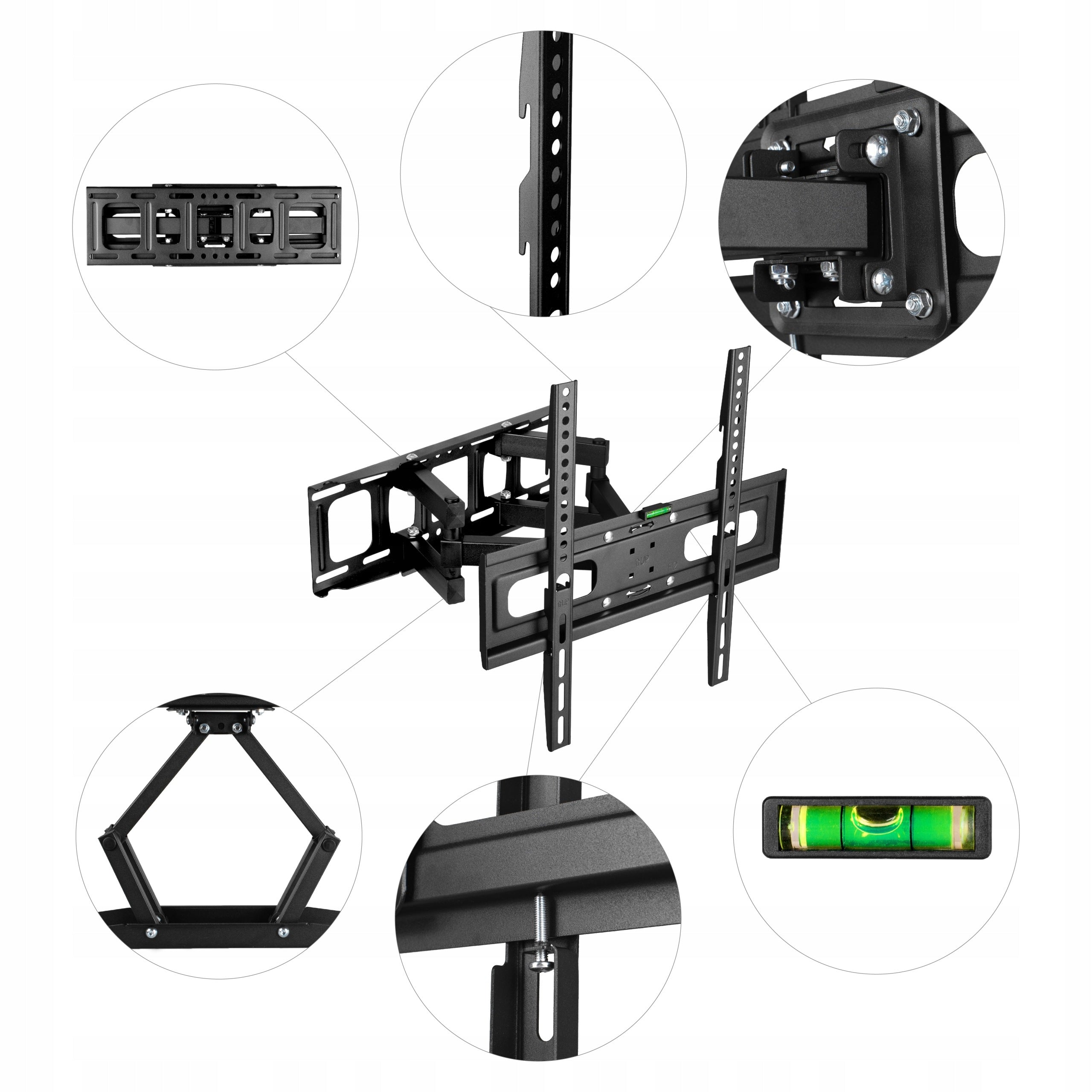 POWERFUL LCD TV MOUNT LED WALL MOUNTED TV HANGER 32-85 CALI Packaging status original