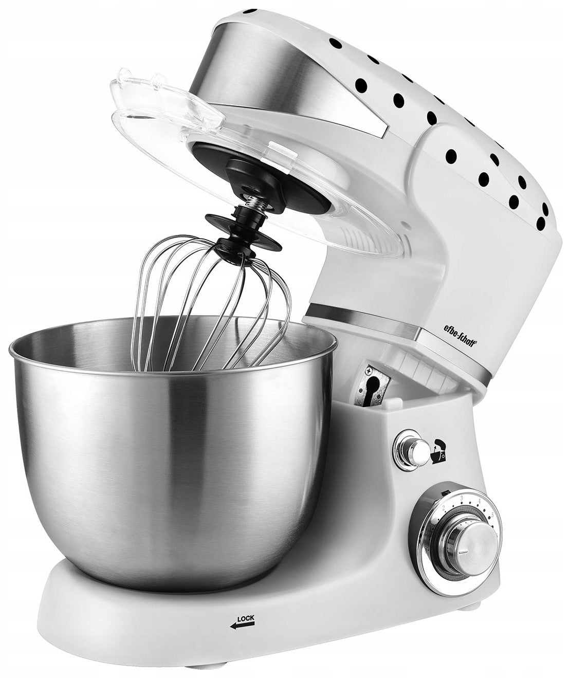 POWERFUL MIXER Planetary FOOD PROCESSOR Kalorik in Dots LARGE BOWL 5L Manufacturer code M3014WBD-SCHOTT