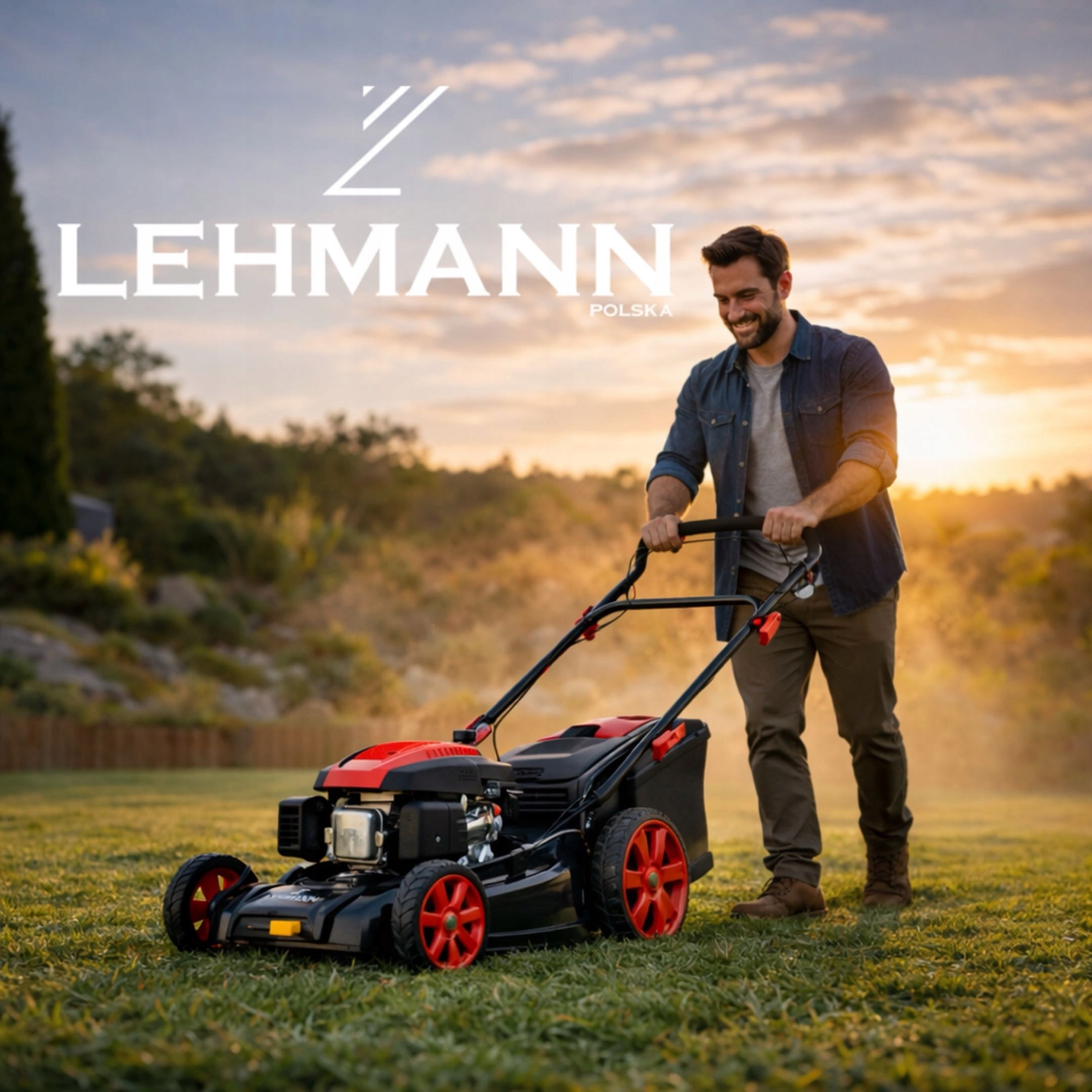 POWERFUL PETROL MOWER WITH 53CM DRIVE ENGINE 196CC REVERSE NEW MODEL 9IN1 Packaging status original