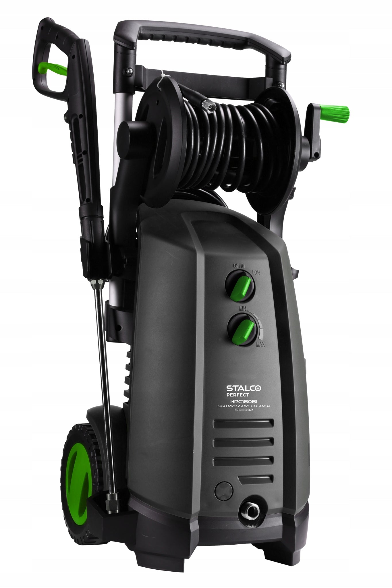 POWERFUL PRESSURE WASHER 550 SELF-SUCTION BRASS INDUCTION SET STALCO 3000W Packaging status original