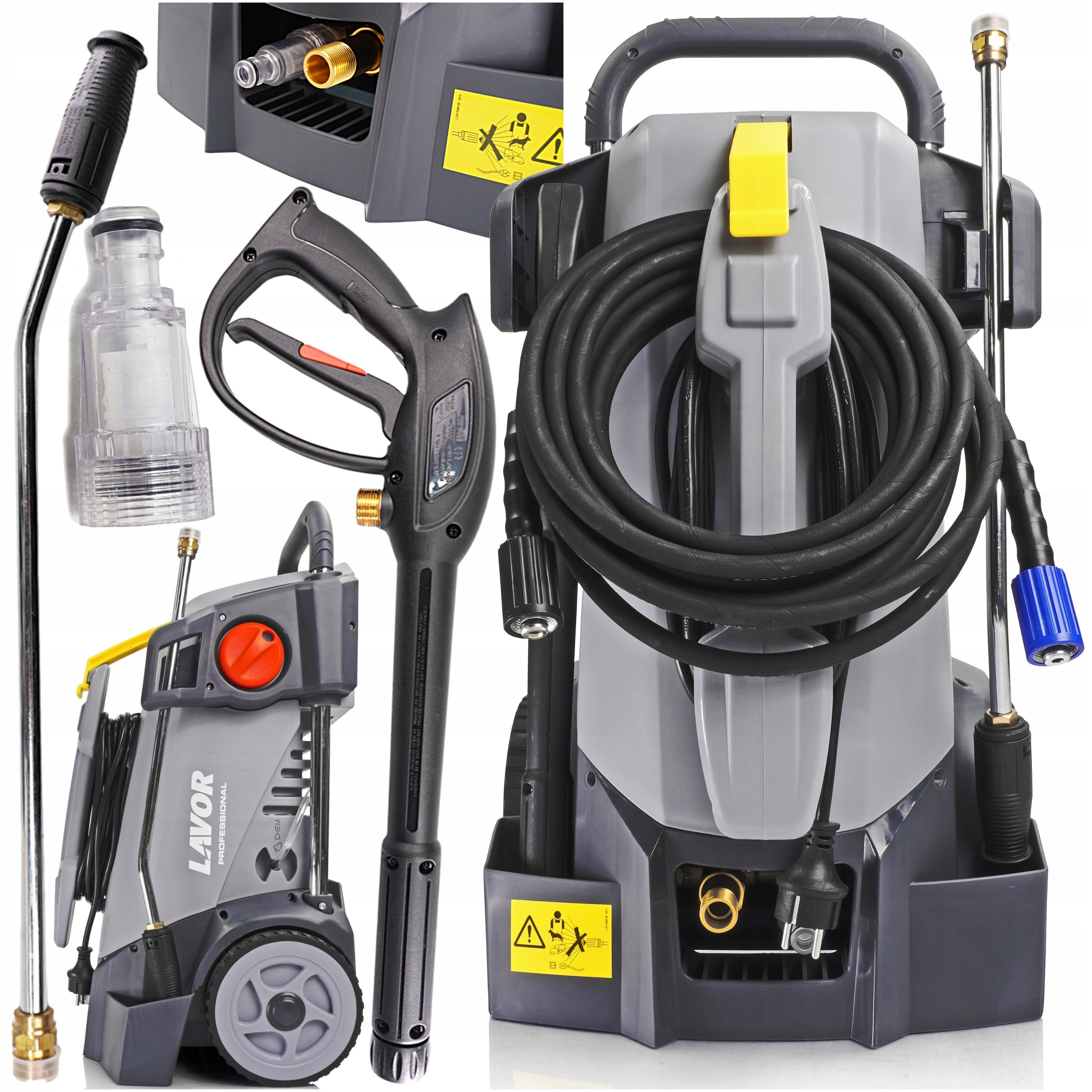 POWERFUL PRESSURE WASHER LAVOR MAINE 1409XP PRO 180bar 2800W BRASS PUMP