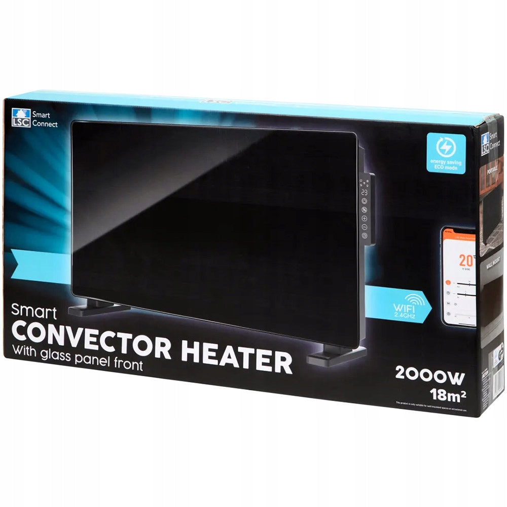 POWERFUL Panel Heater WiFi CONVECTOR 2000W Smart Connect LSC for PHONE Manufacturer code 3207853