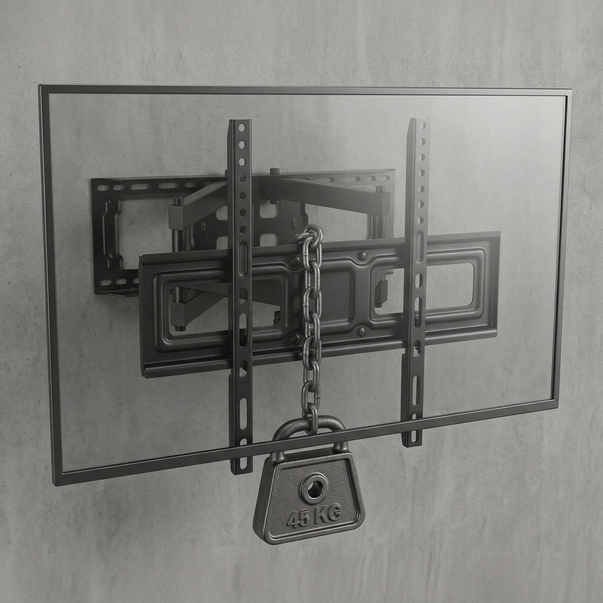 POWERFUL ROTATING TV MOUNT TV HANGER UNIVERSAL ADJUSTMENT 32-70 Manufacturer code Uchwyt na telewizor KINGMOUNT 32-70" do 45 kg