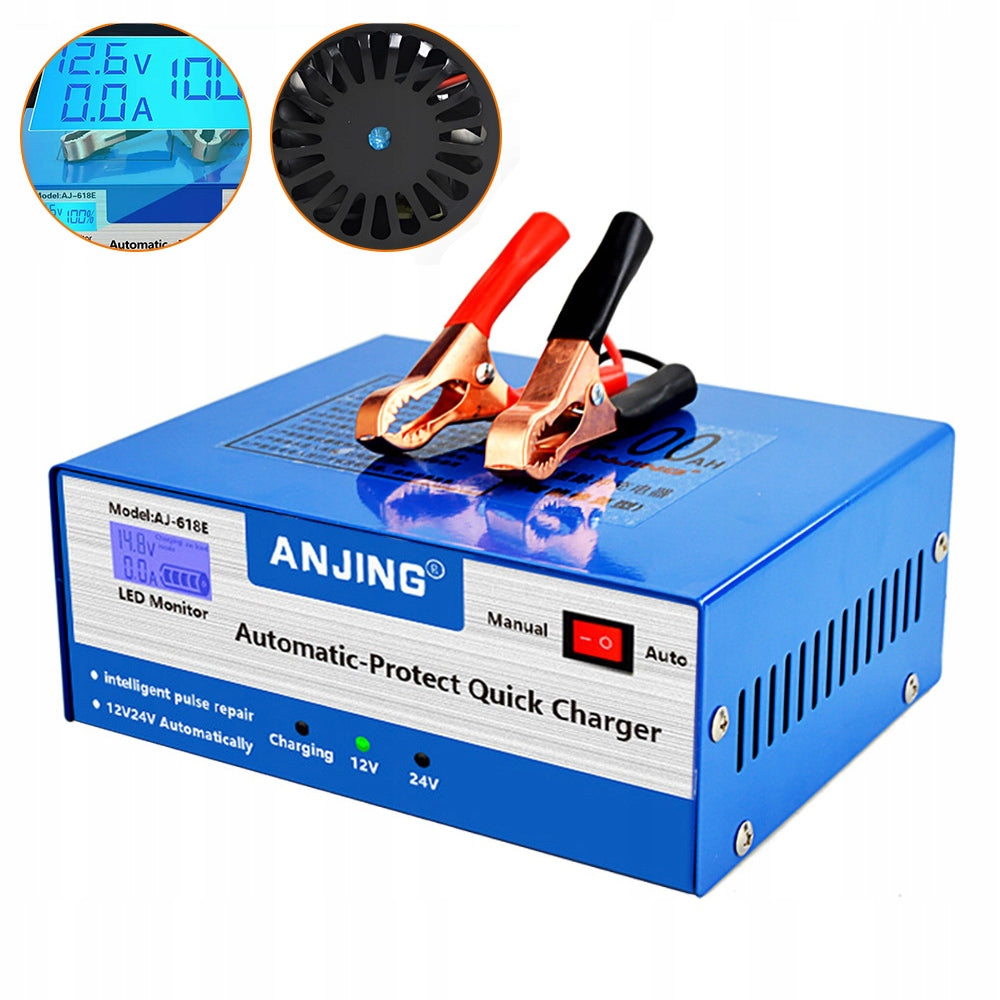POWERFUL SMART RECTIFIER BATTERY CHARGER 12V 24V 400AH