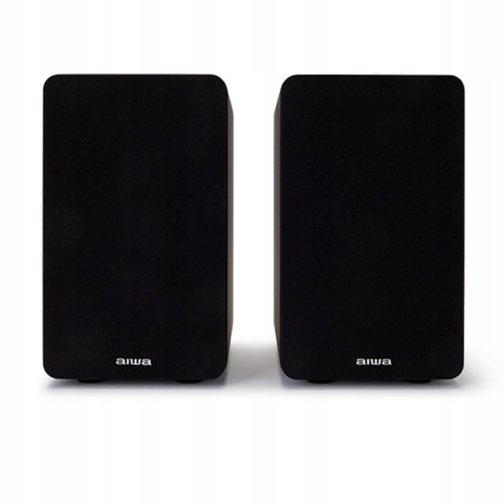 POWERFUL SPEAKERS 2x70W RMS NETWORK BLACK HI-FI AIWA SP-A100 Brand Aiwa