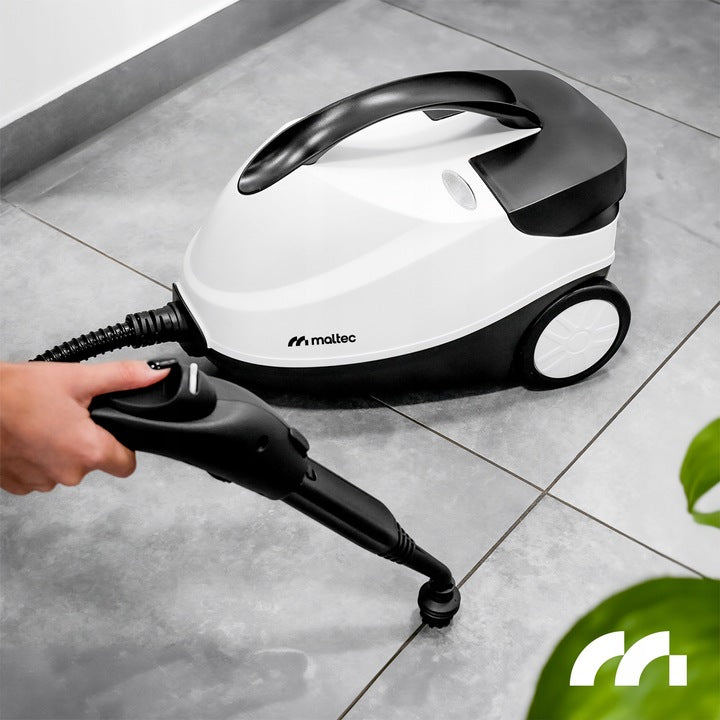 POWERFUL STEAM CLEANER LARGE SET AKCESORIA 2000W Dominant color white