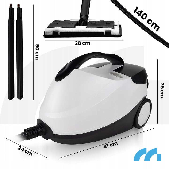 POWERFUL STEAM CLEANER LARGE SET AKCESORIA 2000W Power 2000 W