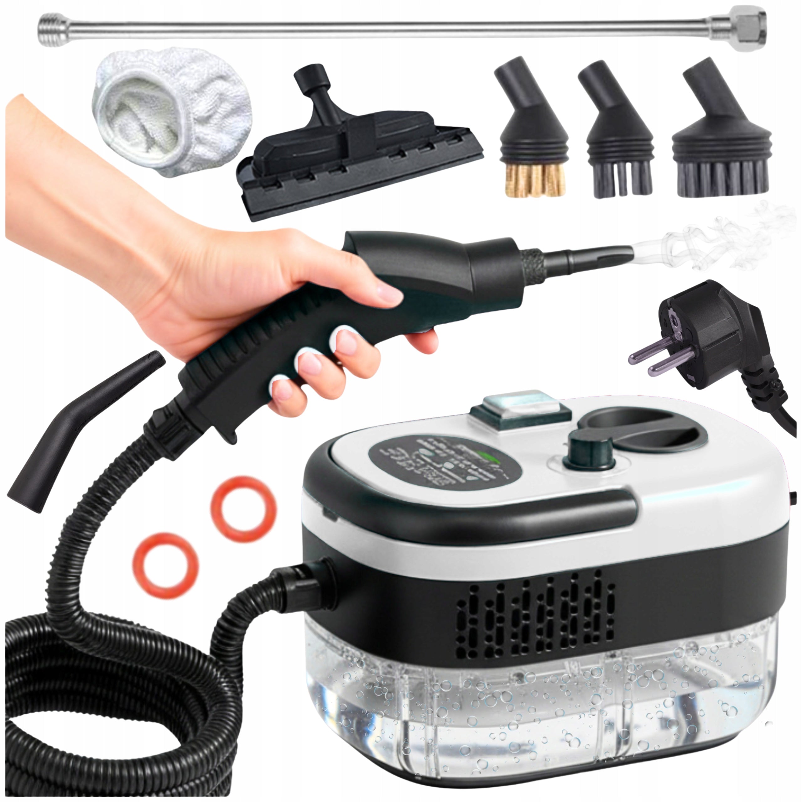 POWERFUL STEAM CLEANER MOP WITH ACCESSORIES FOR WASHING AND CLEANING GROUT Manufacturer code DA658