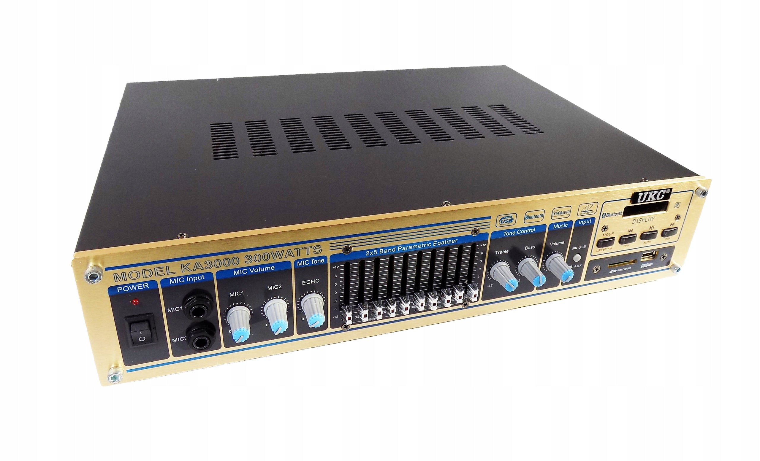 POWERFUL USB SD FM BLUETOOTH AMPLIFIER FOR EQUALIZER SPEAKERS SOLID 4K EAN (GTIN) 6933959788054