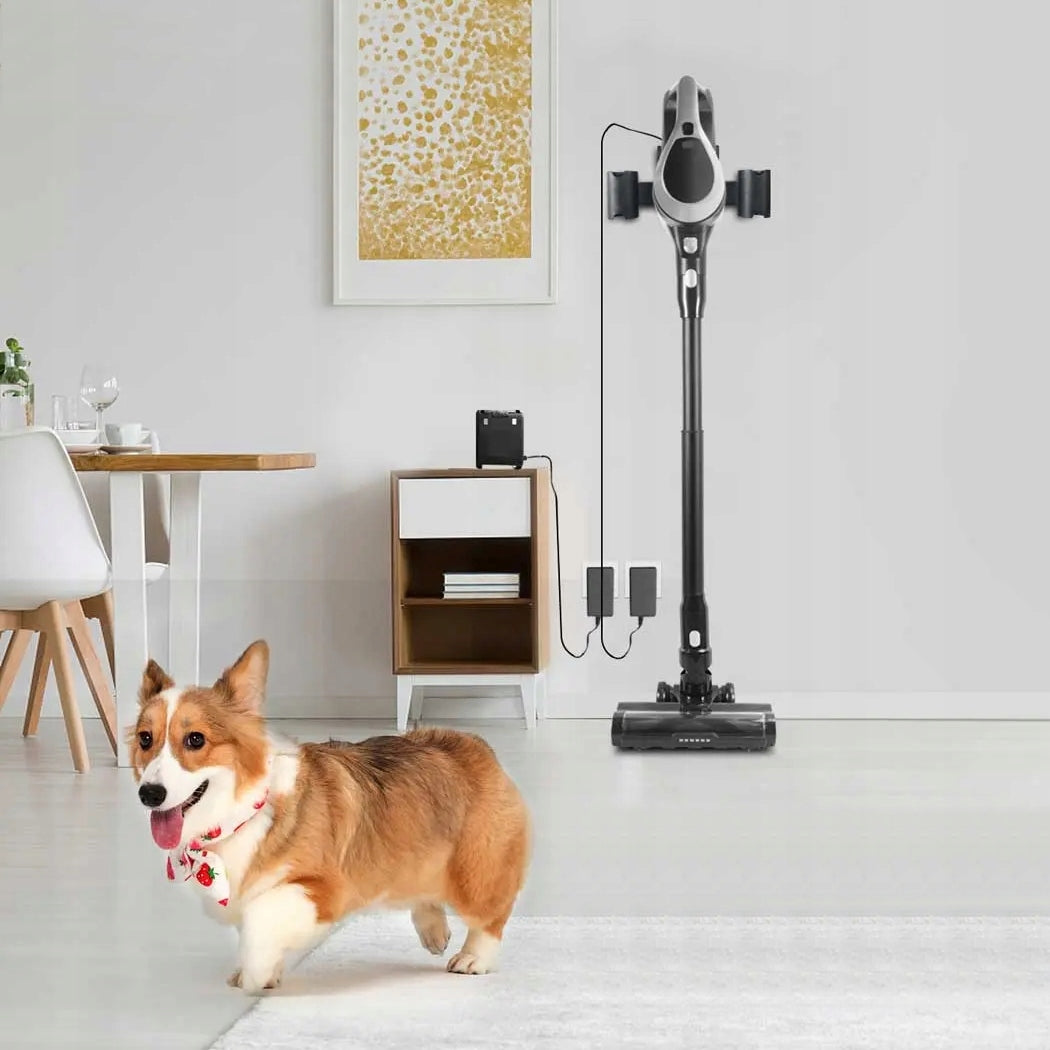 POWERFUL VACUUM CLEANER Vertical Wireless LED Lamp POWER 20000PA turbo brush Dust container volume 1.3 l