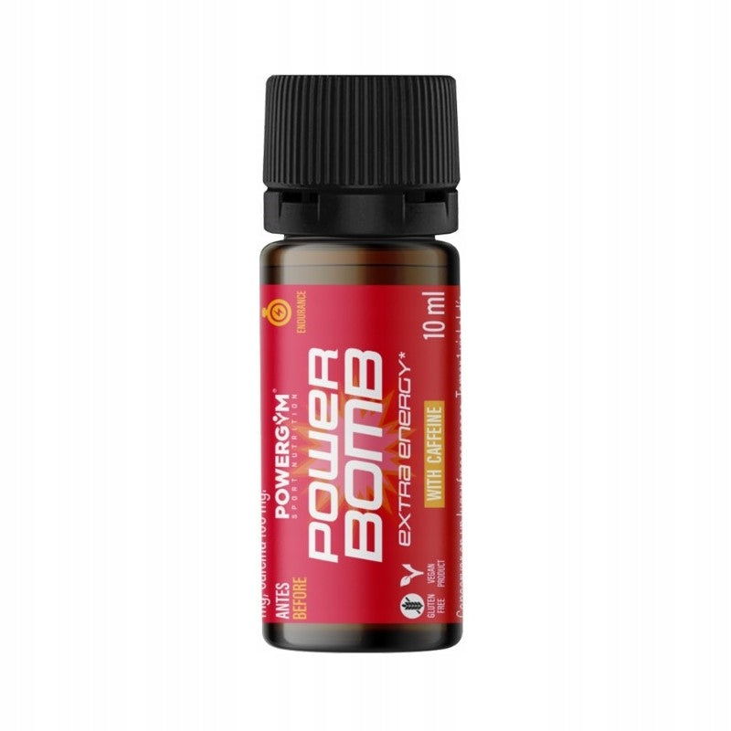 POWERGYM Power Bomb Ampoule Caffeine L-Carnitine Taurine 10 ml Brand PowerGym