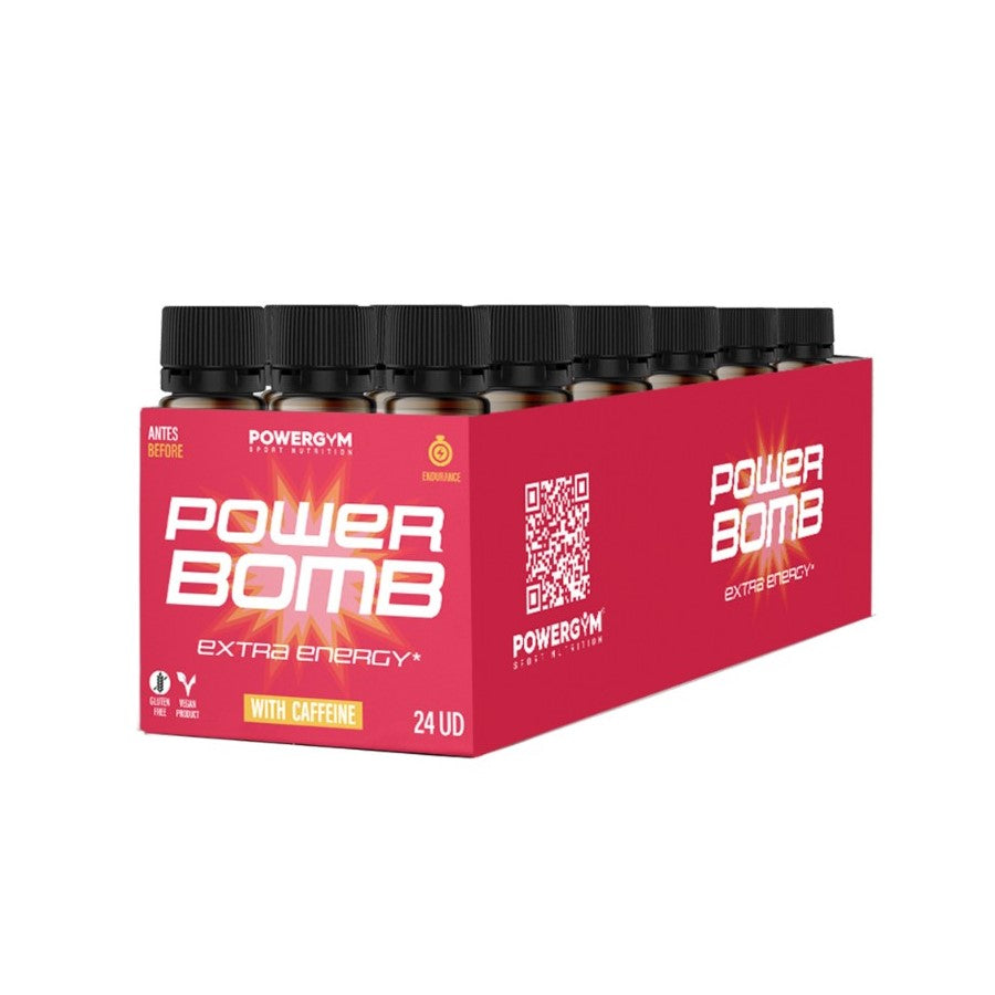 POWERGYM Power Bomb Ampoule Caffeine L-Carnitine Taurine 10 ml Expiration date at least 3 months from the date of purchase