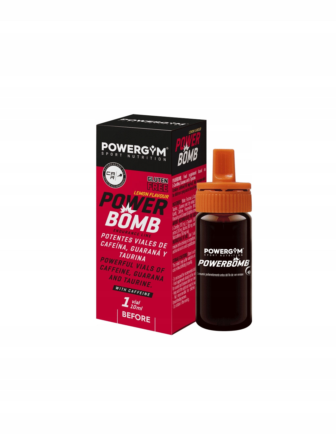 POWERGYM Power Bomb Ampoule Caffeine L-Carnitine Taurine 10 ml