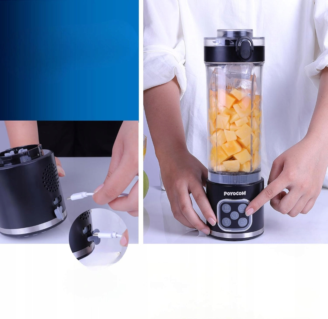 POYOCOM CUP BLENDER PORTABLE TRAVEL SHAKER USB COCKTAIL 750ML Brand no brand