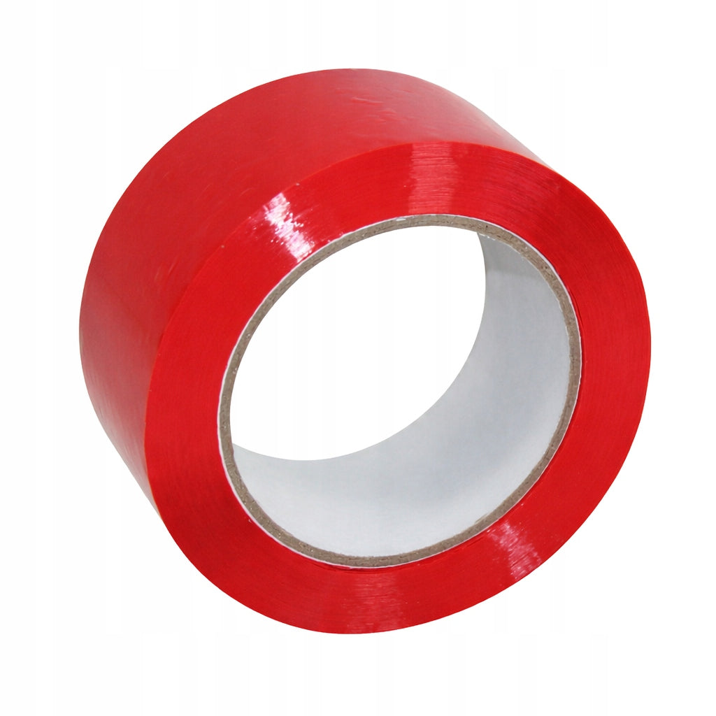 PP Packing Tape Acrylic Red 48mm 130m LONG WIDE STRONG For Packages Brand no brand