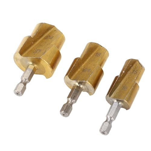 PPR PVC PIPE REAMERS SET OF 3 HIGH CARBON STEEL Brand no brand
