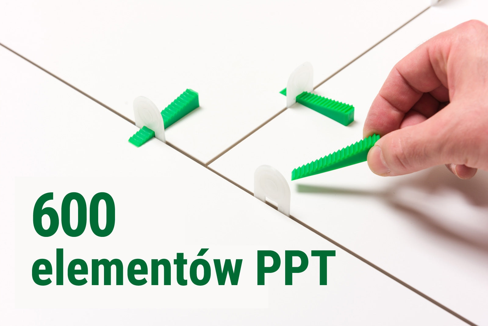 PPT Tile Clips Set of 600 - 1,5 mm