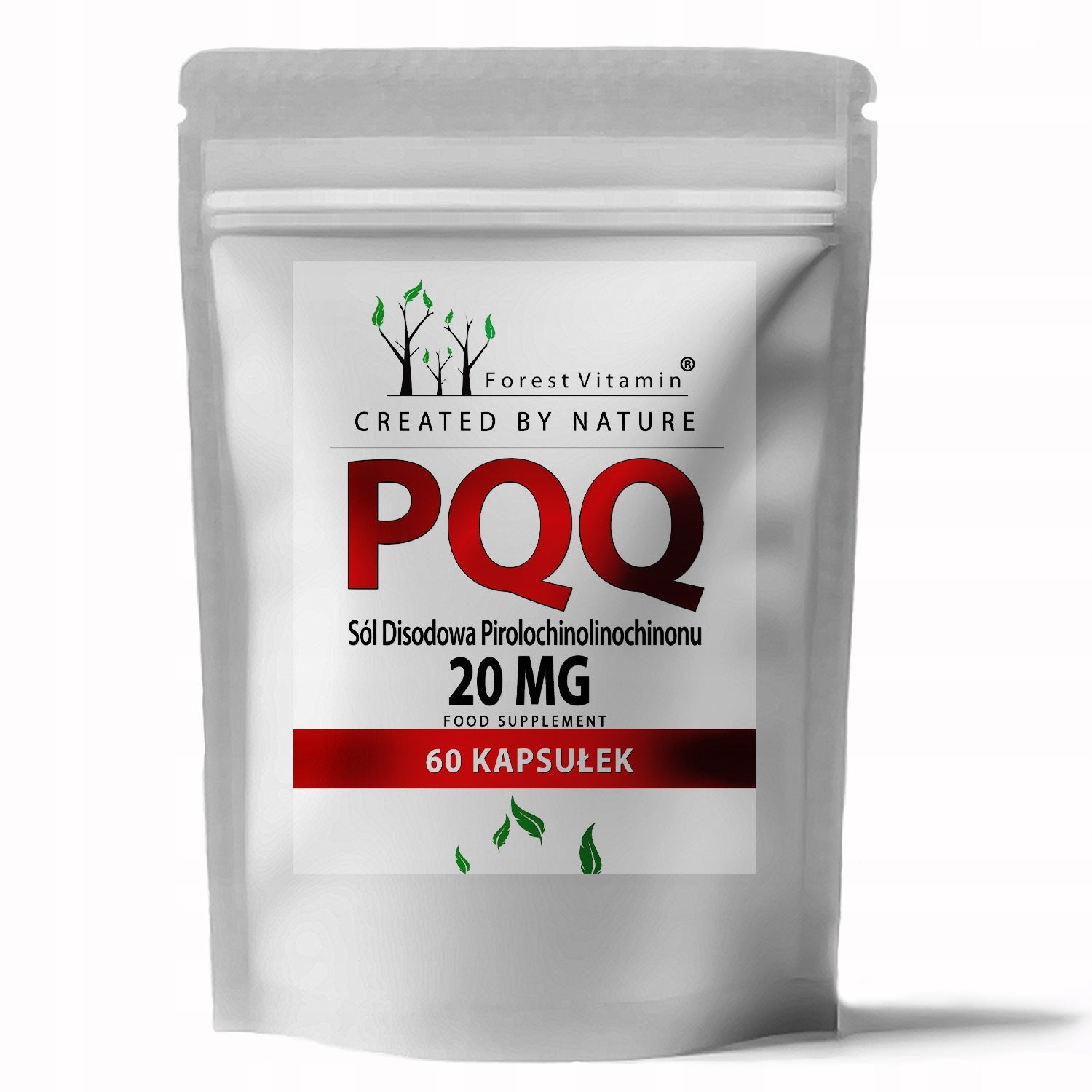 PQQ 20 MG 60 CAPSULES PYRROLOQUINOLINEQUINONE DISODIUM SALT VEGAN HPMC PREMIUM Medical device no