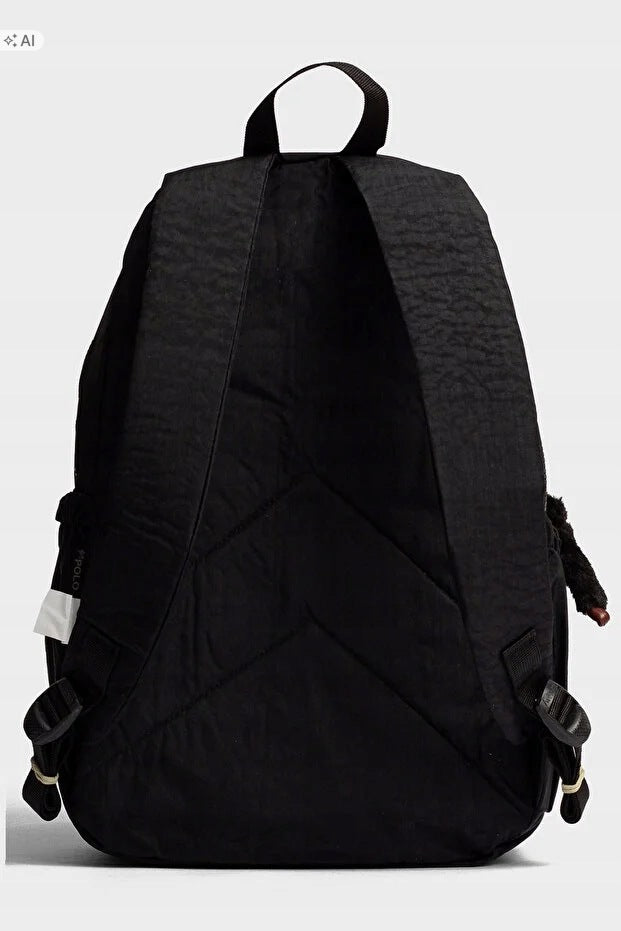 PRACTICAL BLACK BACKPACK WITH QUILTED POCKETS 5IA Brand no brand